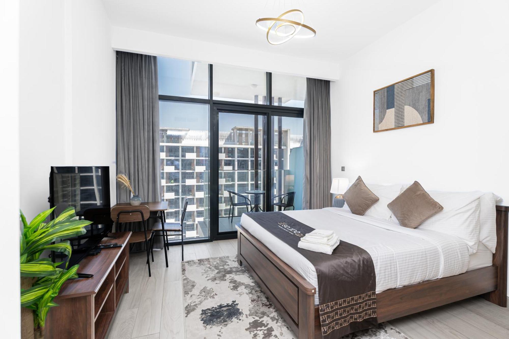 Escape24 Stylish Studio Azizi Riviera 8 Meydan One ดูไบ ภายนอก รูปภาพ
