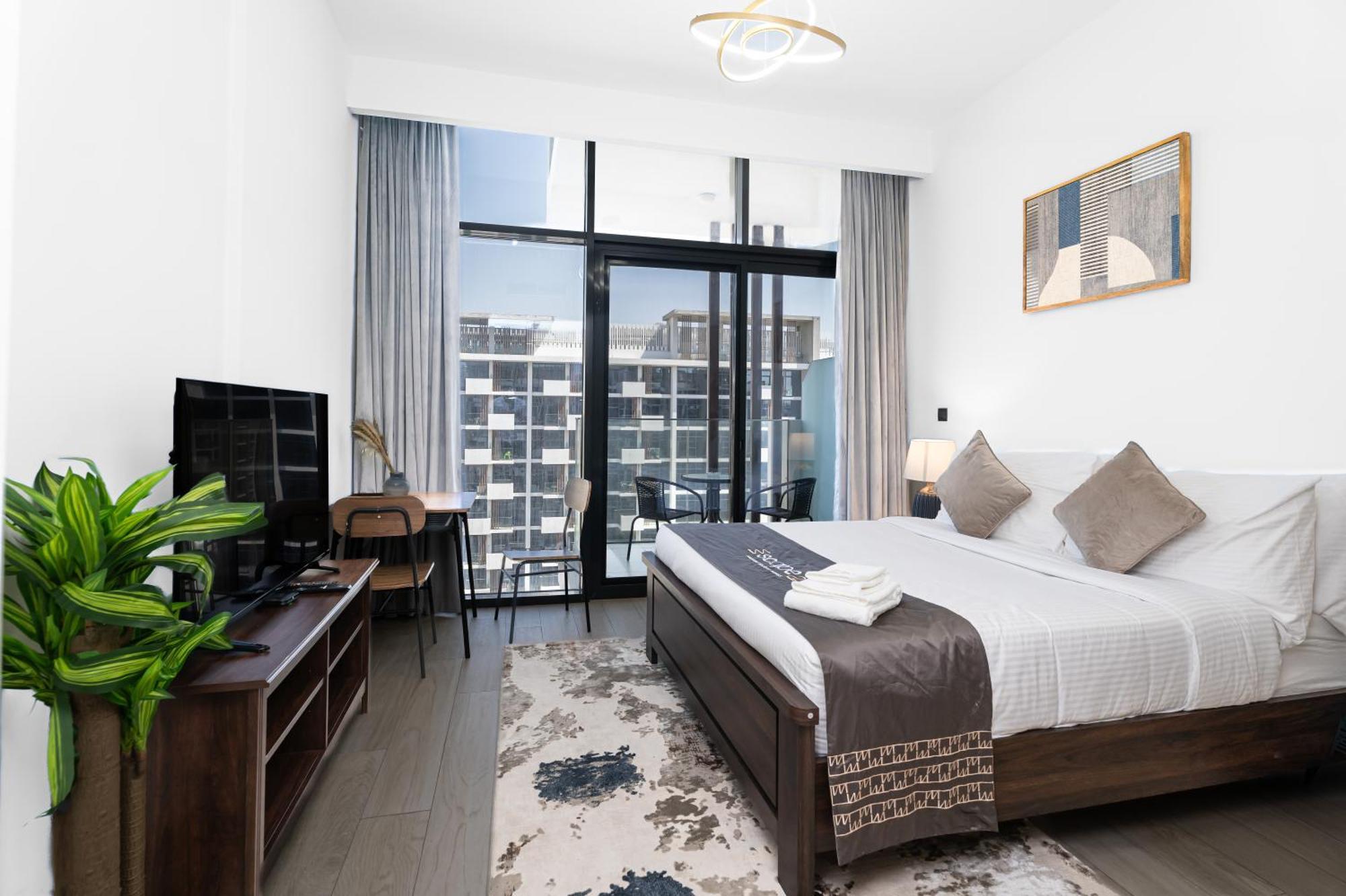 Escape24 Stylish Studio Azizi Riviera 8 Meydan One ดูไบ ภายนอก รูปภาพ
